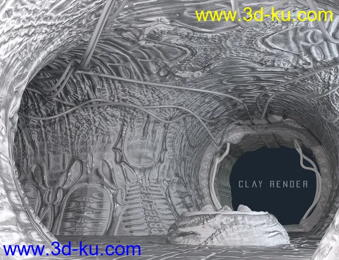Alien Corridor Kit模型的图片10