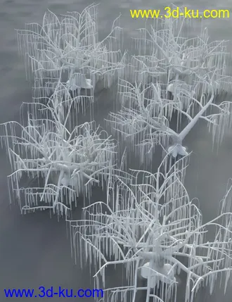 3D打印模型All Hallows Eve Slime Trees的图片