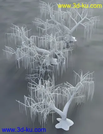 3D打印模型All Hallows Eve Slime Trees的图片