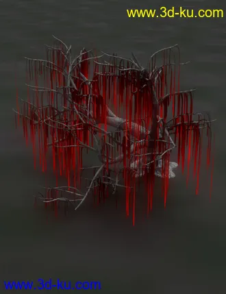 3D打印模型All Hallows Eve Slime Trees的图片