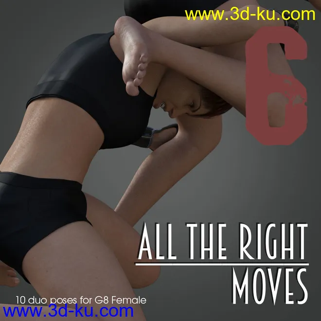 ALL THE RIGHT MOVES vol.6 for Genesis 8 Female模型的图片1