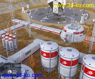 3D打印模型Alpha Town的图片