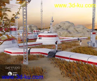 3D打印模型Alpha Town的图片