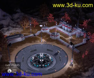 3D打印模型Alpha Town的图片