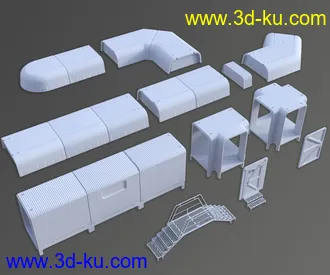 3D打印模型Alpha Town的图片