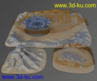 3D打印模型Alpha Town的图片