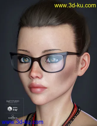 3D打印模型Alt Style Glasses for Genesis 8 Male(s) and Female(s)的图片
