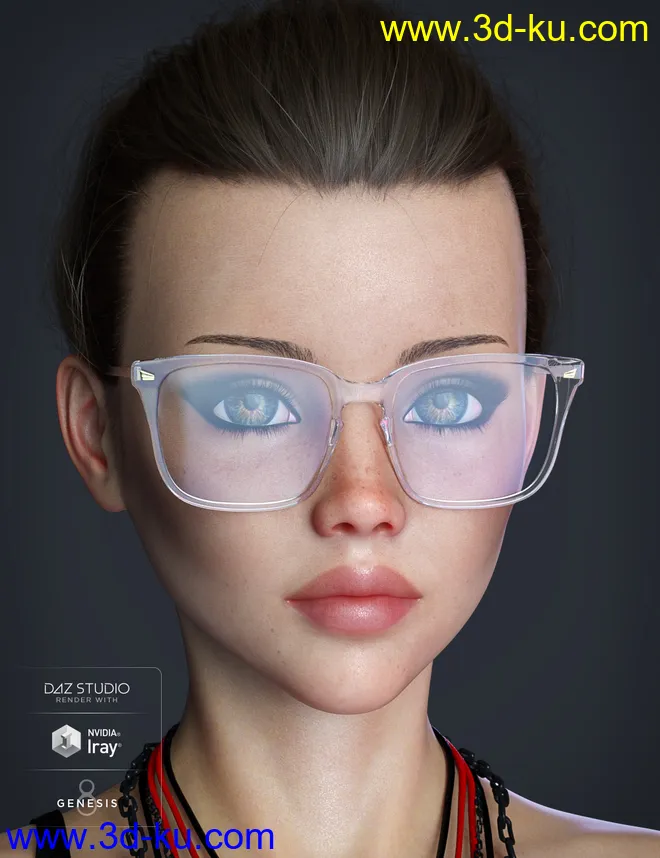 Alt Style Glasses for Genesis 8 Male(s) and Female(s)模型的图片4