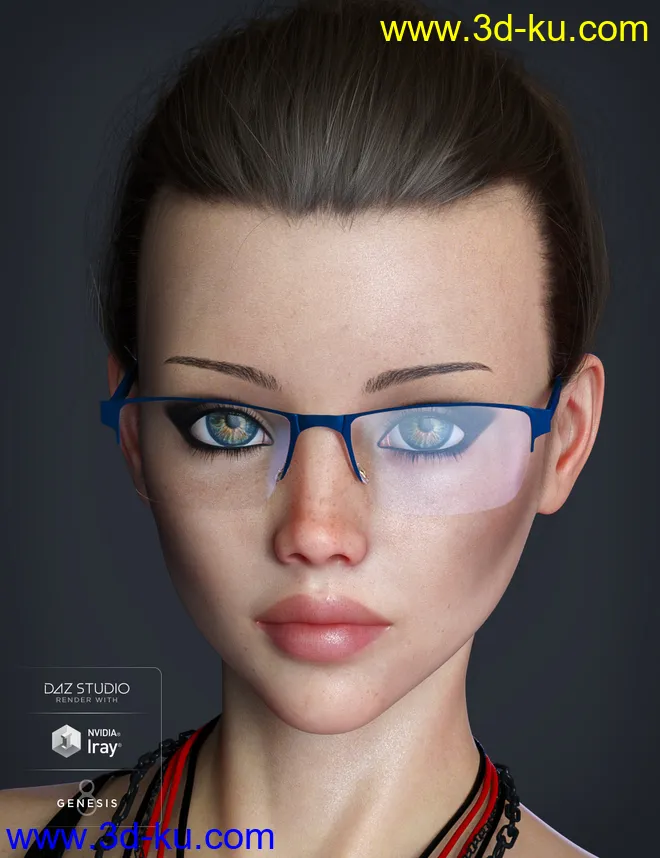 Alt Style Glasses for Genesis 8 Male(s) and Female(s)模型的图片5