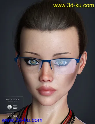 3D打印模型Alt Style Glasses for Genesis 8 Male(s) and Female(s)的图片