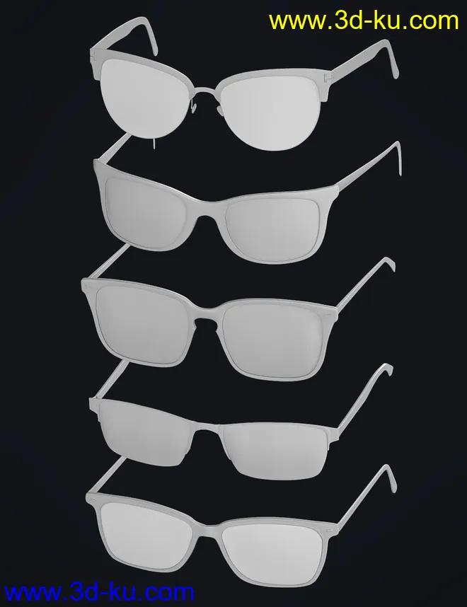 Alt Style Glasses for Genesis 8 Male(s) and Female(s)模型的图片11