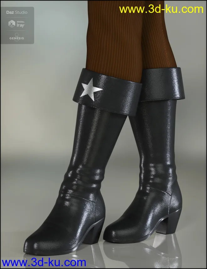 Amazing Morphing Boots for Genesis 8 Female(s)模型的图片6