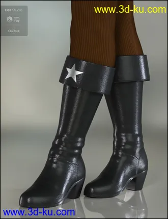 3D打印模型Amazing Morphing Boots for Genesis 8 Female(s)的图片