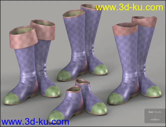 Amazing Morphing Boots for Genesis 8 Female(s)模型的图片9