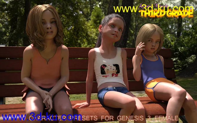 Amber's Friends Third Grade模型的图片1