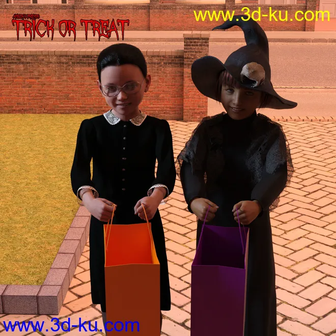 Amber's Friends Trick or Treat模型的图片1