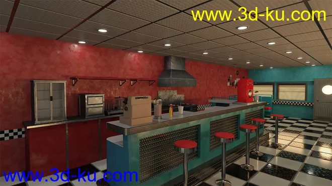 American Diner 60's模型的图片1
