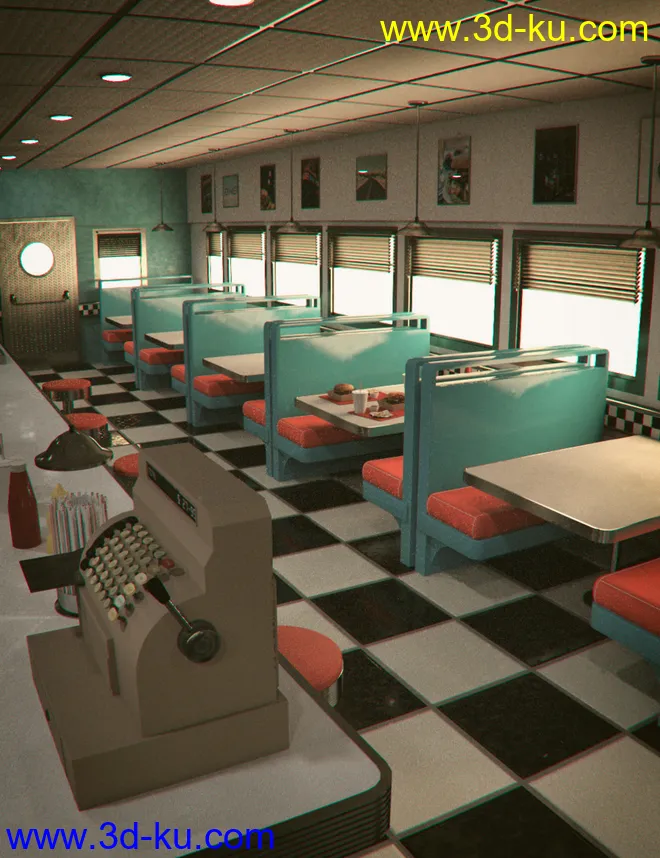 American Diner 60's模型的图片2