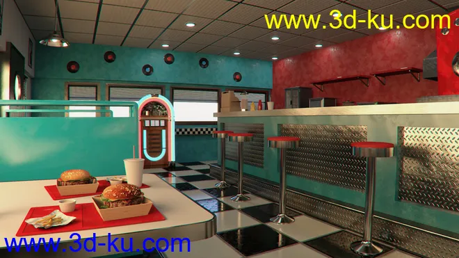 American Diner 60's模型的图片3