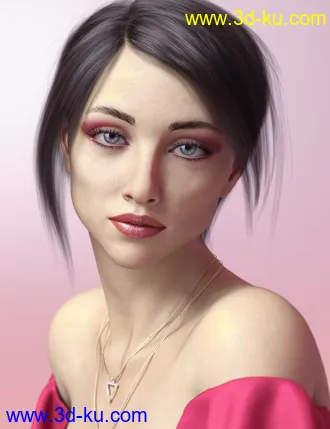 3D打印模型Angelica HD For Genesis 8 Female的图片