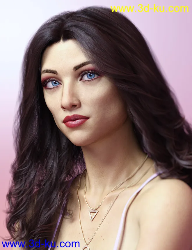 Angelica HD For Genesis 8 Female模型的图片2