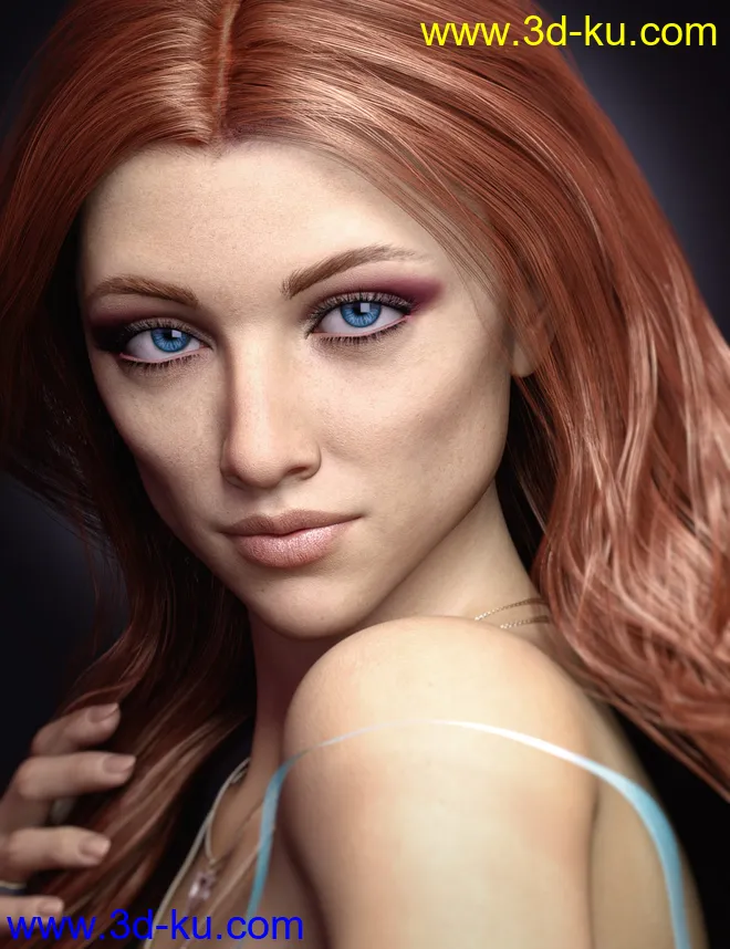 Angelica HD For Genesis 8 Female模型的图片4