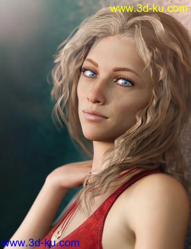 Angelica HD For Genesis 8 Female模型的图片7