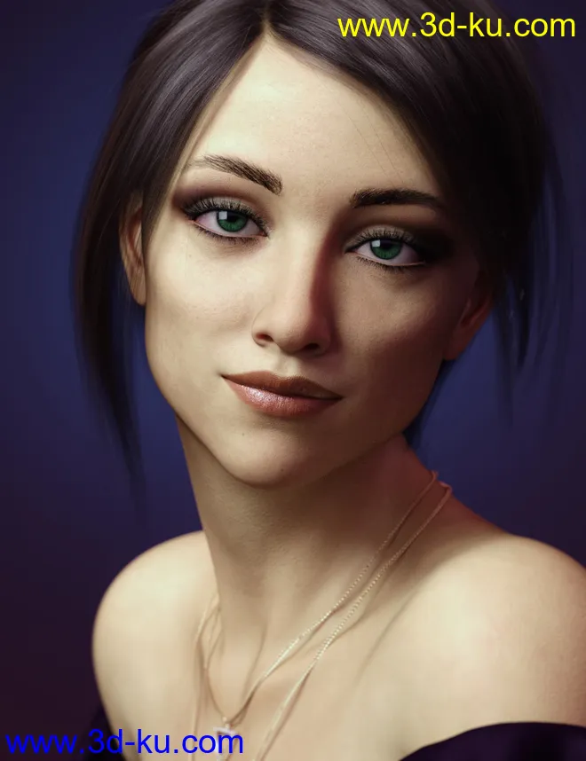 Angelica HD For Genesis 8 Female模型的图片8