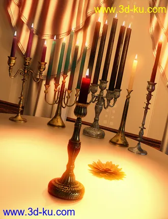 3D打印模型Animus Incendo Candle Collection的图片