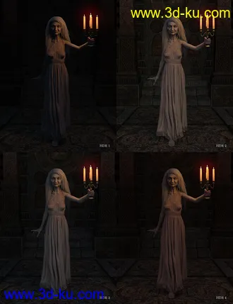 3D打印模型Animus Incendo Candle Collection的图片