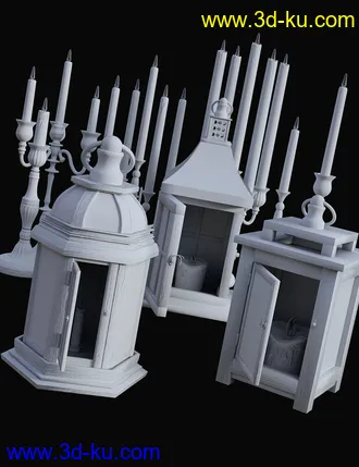 3D打印模型Animus Incendo Candle Collection的图片