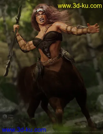 3D打印模型Annicellea Centaur for Genesis 8 Female Centaur的图片