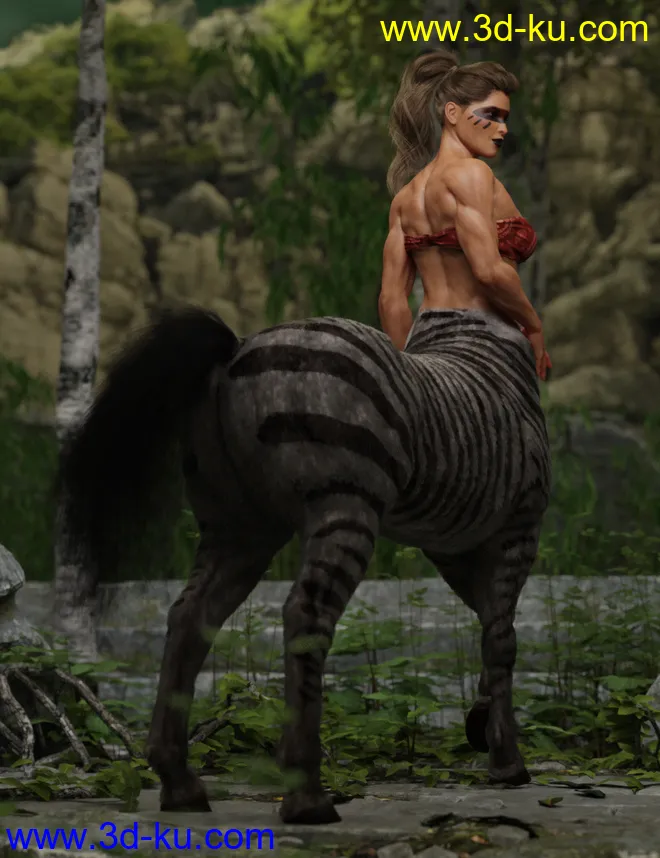Annicellea Centaur for Genesis 8 Female Centaur模型的图片2