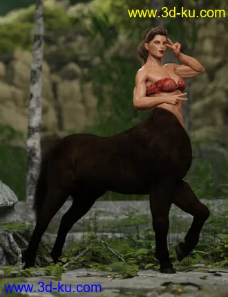 3D打印模型Annicellea Centaur for Genesis 8 Female Centaur的图片