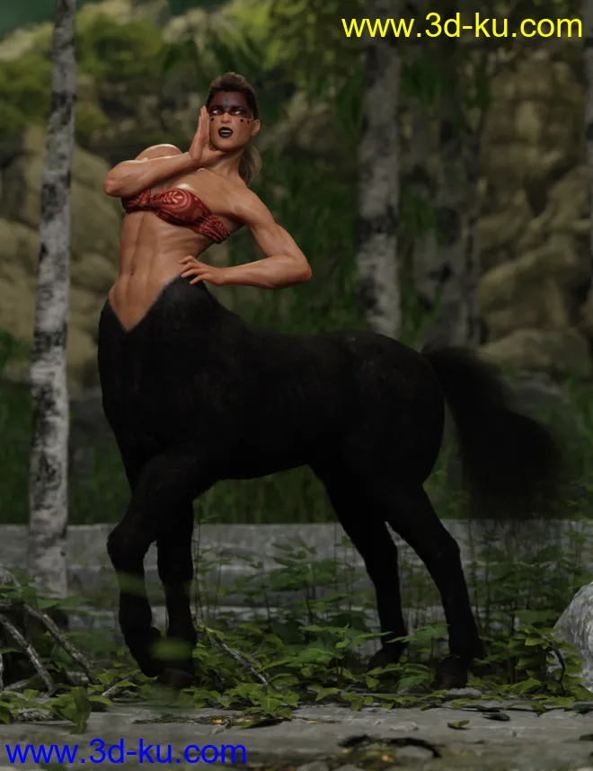 Annicellea Centaur for Genesis 8 Female Centaur模型的图片4
