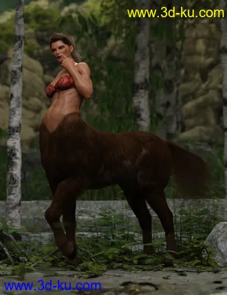 3D打印模型Annicellea Centaur for Genesis 8 Female Centaur的图片