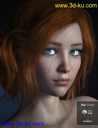 3D打印模型AprilRose HD for Genesis 8 Female的图片