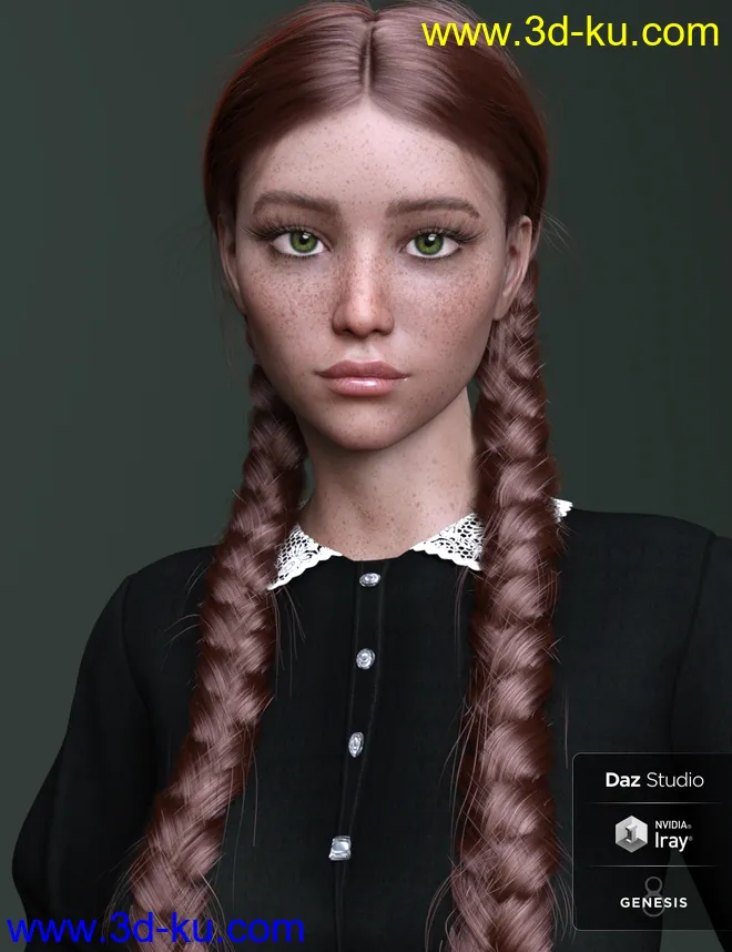 AprilRose HD for Genesis 8 Female模型的图片5