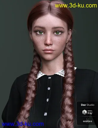 3D打印模型AprilRose HD for Genesis 8 Female的图片