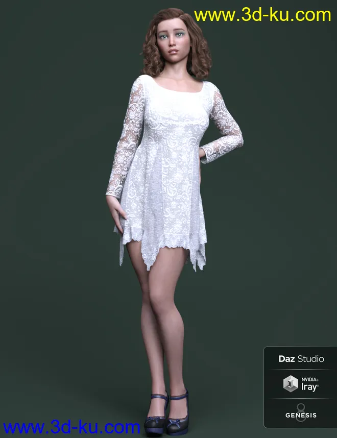 AprilRose HD for Genesis 8 Female模型的图片6
