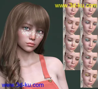 3D打印模型AprilRose HD for Genesis 8 Female的图片