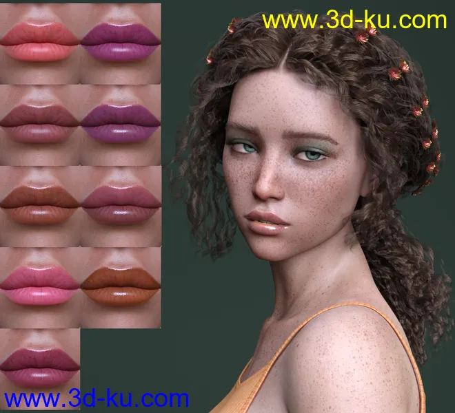 AprilRose HD for Genesis 8 Female模型的图片9