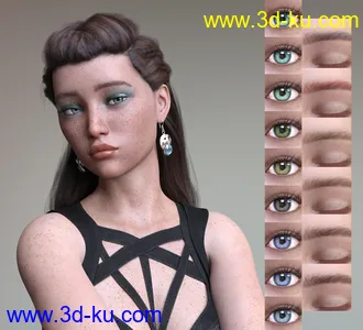 3D打印模型AprilRose HD for Genesis 8 Female的图片