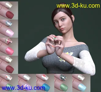 3D打印模型AprilRose HD for Genesis 8 Female的图片