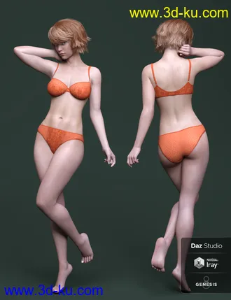 3D打印模型AprilRose HD for Genesis 8 Female的图片