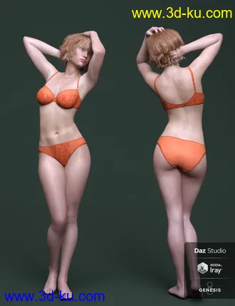 3D打印模型AprilRose HD for Genesis 8 Female的图片