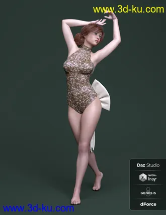 3D打印模型AprilRose HD for Genesis 8 Female的图片