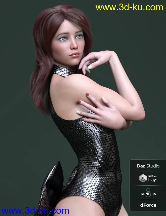 AprilRose HD for Genesis 8 Female模型的图片17