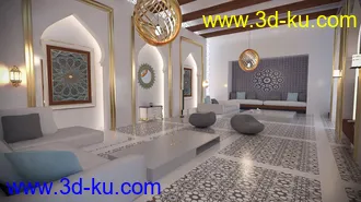 3D打印模型Arabic Anteroom的图片