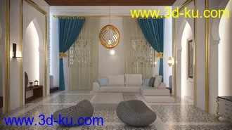 3D打印模型Arabic Anteroom的图片